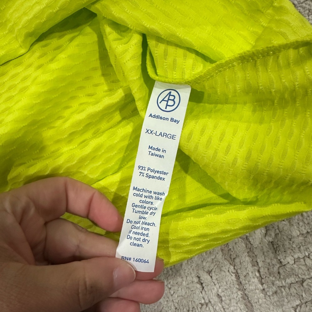 Addison Bay Neon Yellow Tank Top - Picture 7 of 10